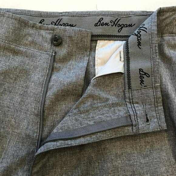 Ben Hogan Men's Sz 38 Golf Bermuda Shorts in Gray Activewear - Picture 8 of 13